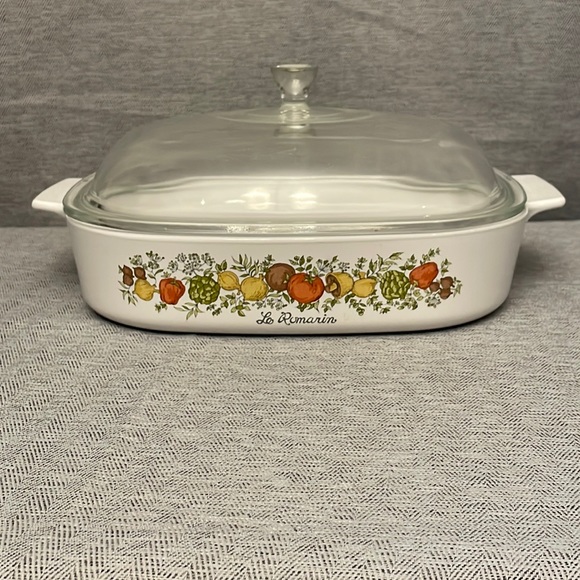 Corningware Other - Corningware Spice of Life Le Romarin Square Cassarole Dish A-10-B